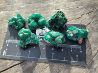 Natural Mini Dioptase On Dolomite Specimens x 35 From Likasi, Congo - Toprock Gemstones and Minerals 