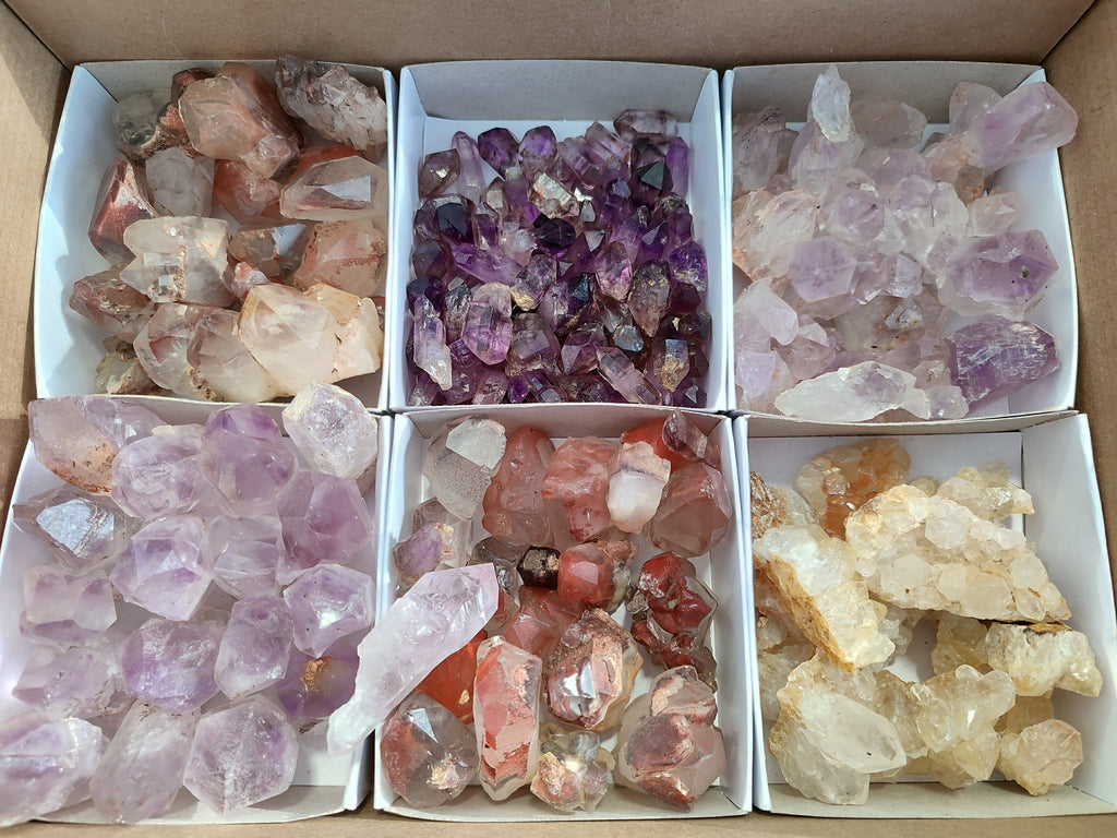 Natural Mixed Single Crystals x 2.06 Kg Lot From Southern Africa - Toprock Gemstones and Minerals 