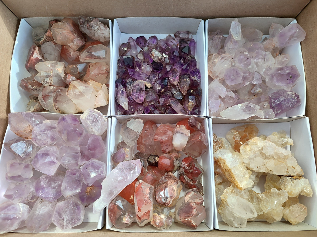 Natural Mixed Single Crystals x 2.06 Kg Lot From Southern Africa - Toprock Gemstones and Minerals 