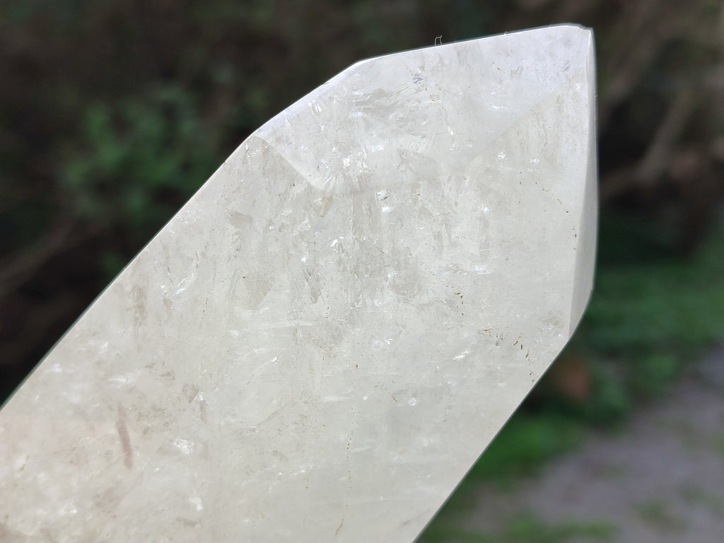 Polished Clear Rainbow Veil Quartz Crystals x 4 From Madagascar - Toprock Gemstones and Minerals 