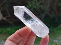 Polished Clear Rainbow Veil Quartz Crystals x 4 From Madagascar - Toprock Gemstones and Minerals 