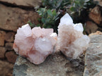 Natural Light Amethyst Spirit Quartz Clusters x 4 From Boekenhouthoek, South Africa - Toprock Gemstones and Minerals 