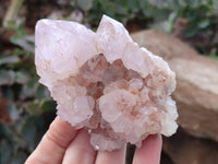 Natural Light Amethyst Spirit Quartz Clusters x 4 From Boekenhouthoek, South Africa - Toprock Gemstones and Minerals 