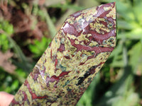 Polished Bastite Dragons Blood Stone Points x 3 From Tshipise, South Africa - Toprock Gemstones and Minerals 