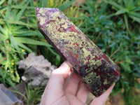 Polished Bastite Dragons Blood Stone Points x 3 From Tshipise, South Africa - Toprock Gemstones and Minerals 