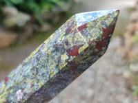 Polished Bastite Dragons Blood Stone Points x 3 From Tshipise, South Africa - Toprock Gemstones and Minerals 