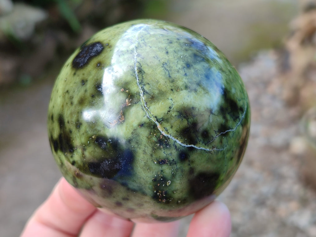 Polished Leopard Stone Spheres x 3 From Nyanga, Zimbabwe - Toprock Gemstones and Minerals 