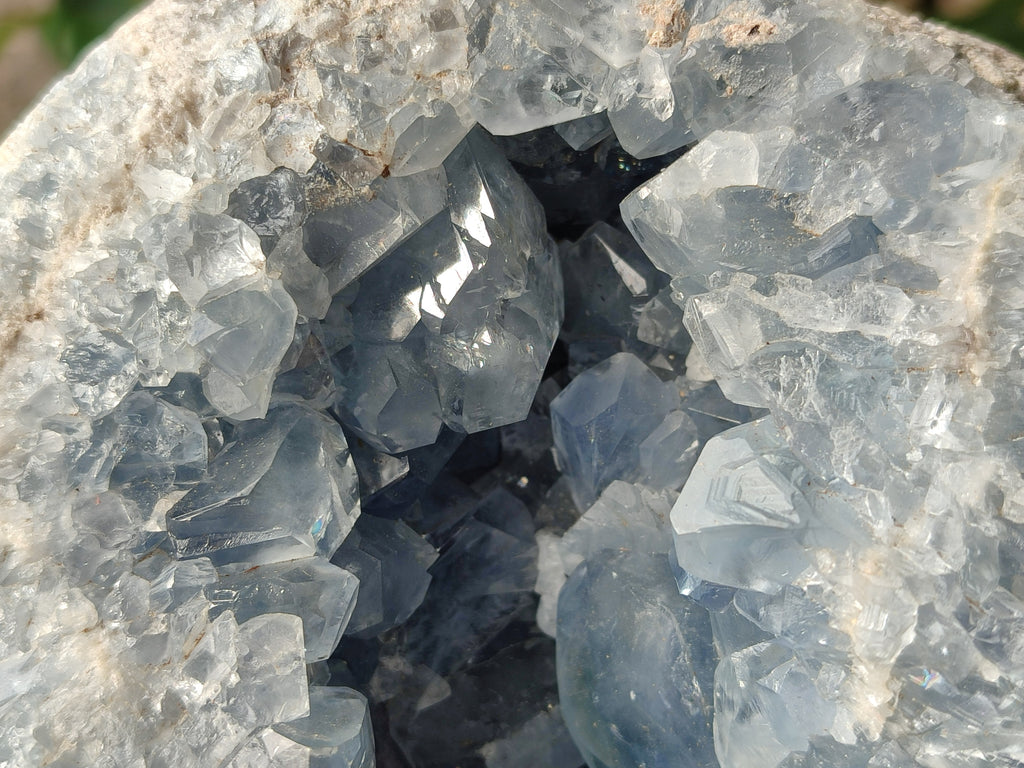 Natural Extra Large Celestite Geode Specimen x 1 From Sakoany, Madagascar - Toprock Gemstones and Minerals 