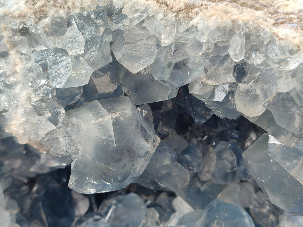 Natural Extra Large Celestite Geode Specimen x 1 From Sakoany, Madagascar - Toprock Gemstones and Minerals 
