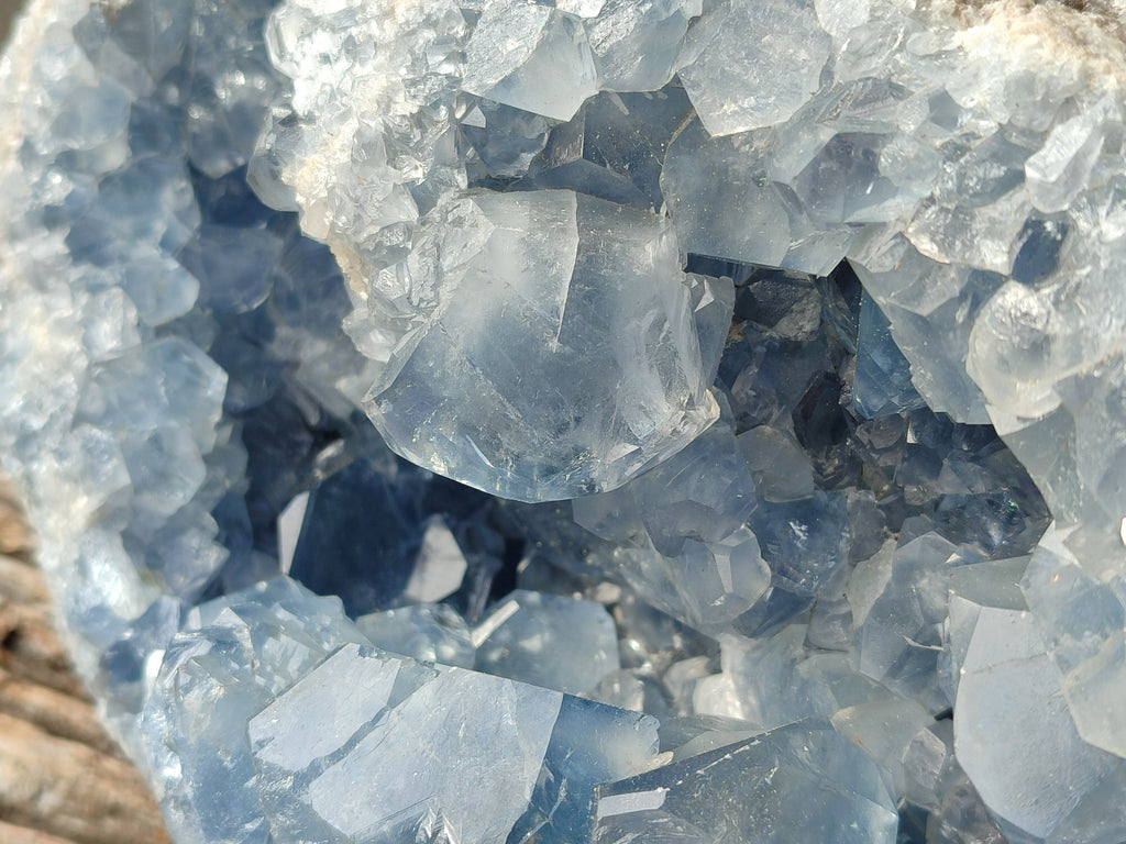 Natural Extra Large Celestite Geode Specimen x 1 From Sakoany, Madagascar - Toprock Gemstones and Minerals 