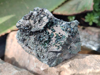 Natural Libethenite Crystals On Dolomite Matrix Specimens x 6 From Shituru, Congo