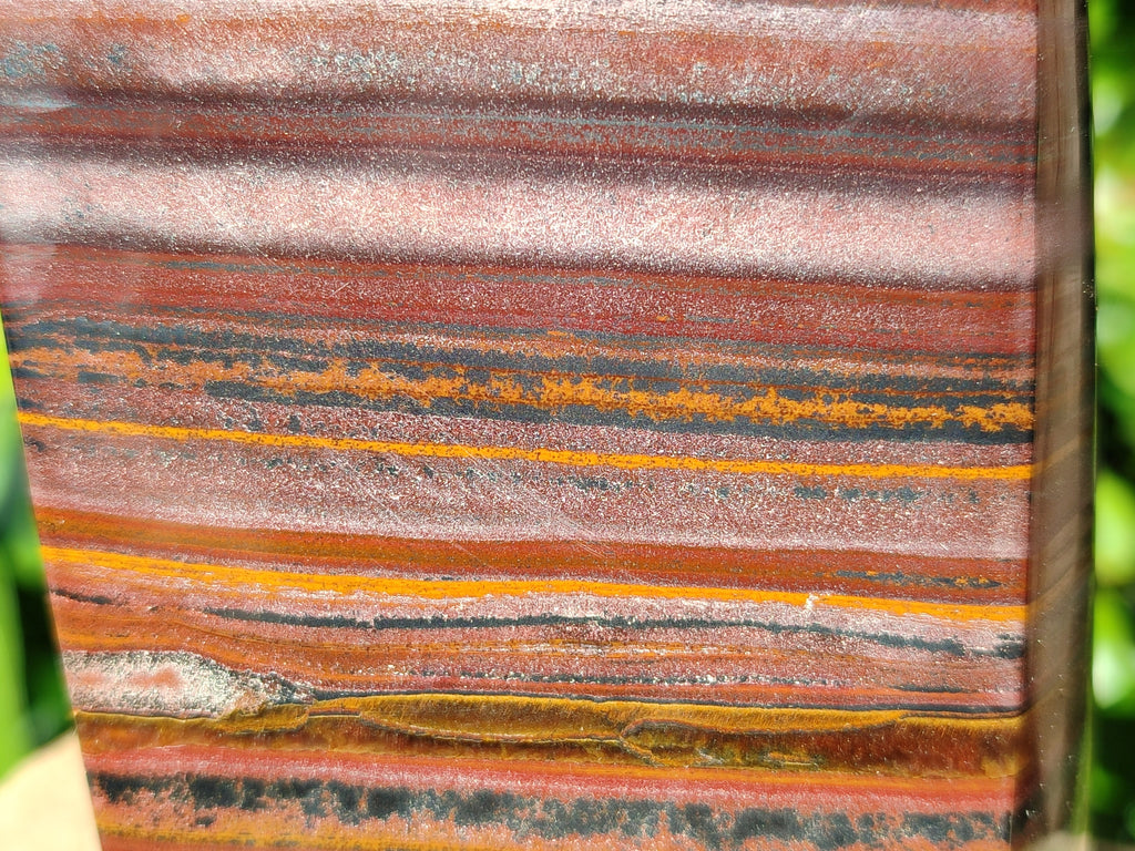 Polished Banded Tiger Iron Points x 2 From Northern Cape, South Africa - Toprock Gemstones and Minerals 