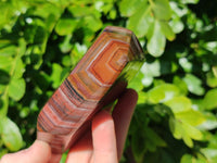 Polished Banded Tiger Iron Points x 2 From Northern Cape, South Africa