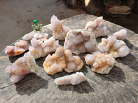 Natural Amethyst Spirit Quartz Clusters x 12 From Boekenhouthoek, South Africa - Toprock Gemstones and Minerals 
