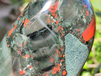 Polished Bloodstone Standing Free Forms x 2 From Swaziland