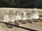 Polished Clear Quartz Crystals x 12 From Madagascar - Toprock Gemstones and Minerals 