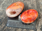 Polished Carnelian Palm Stones x 12 From Madagascar - Toprock Gemstones and Minerals 