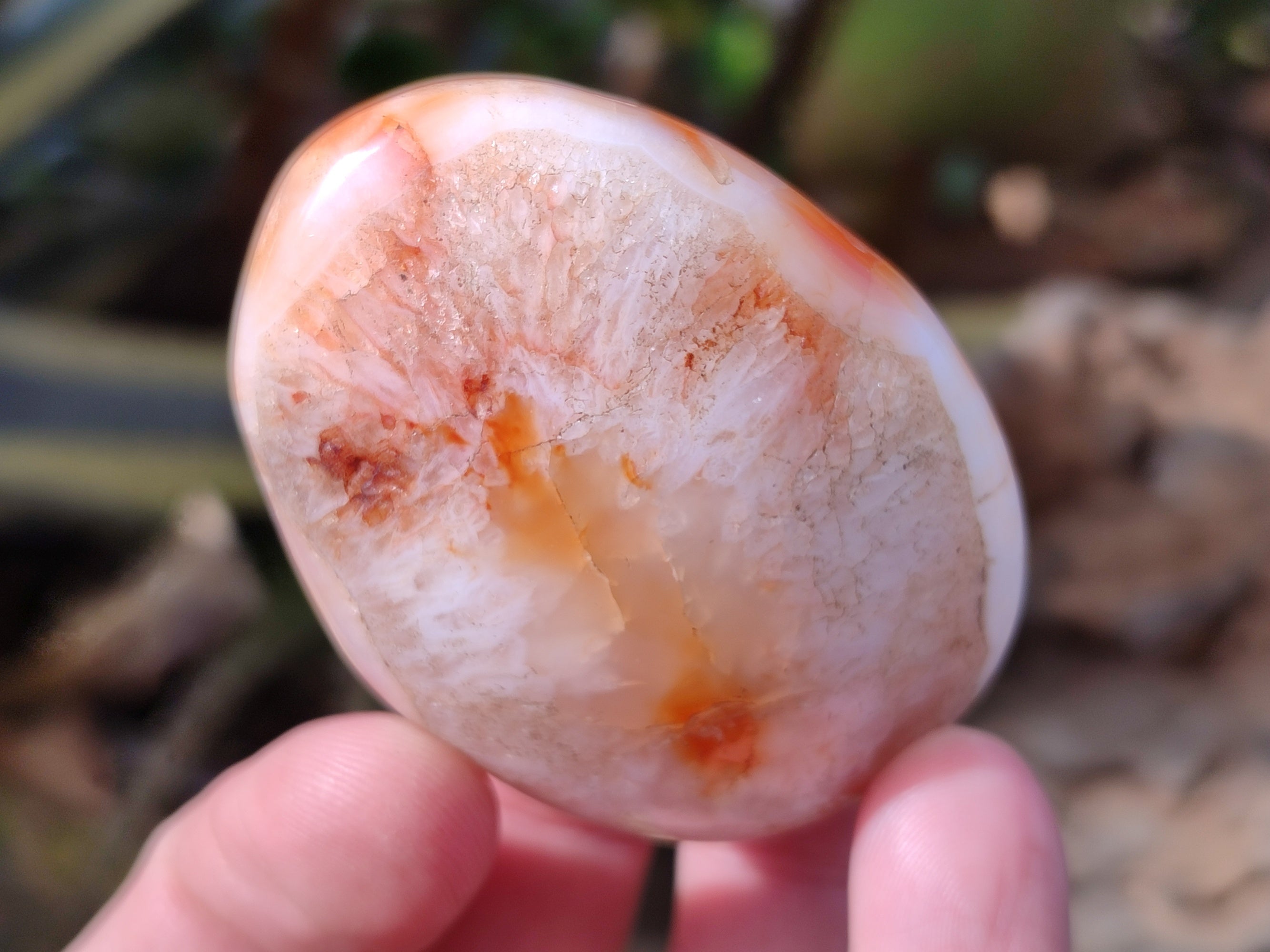 Polished Carnelian Palm Stones x 12 From Madagascar - Toprock Gemstones and Minerals 