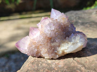Natural Smokey Amethyst Spirit Quartz Clusters x 6 From Boekenhouthoek, South Africa