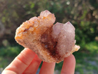 Natural Smokey Amethyst Spirit Quartz Clusters x 6 From Boekenhouthoek, South Africa