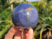 Polished Lazulite Spheres x 2 From Madagascar - Toprock Gemstones and Minerals 