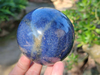 Polished Lazulite Spheres x 2 From Madagascar - Toprock Gemstones and Minerals 