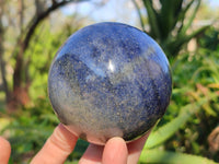 Polished Lazulite Spheres x 2 From Madagascar - Toprock Gemstones and Minerals 