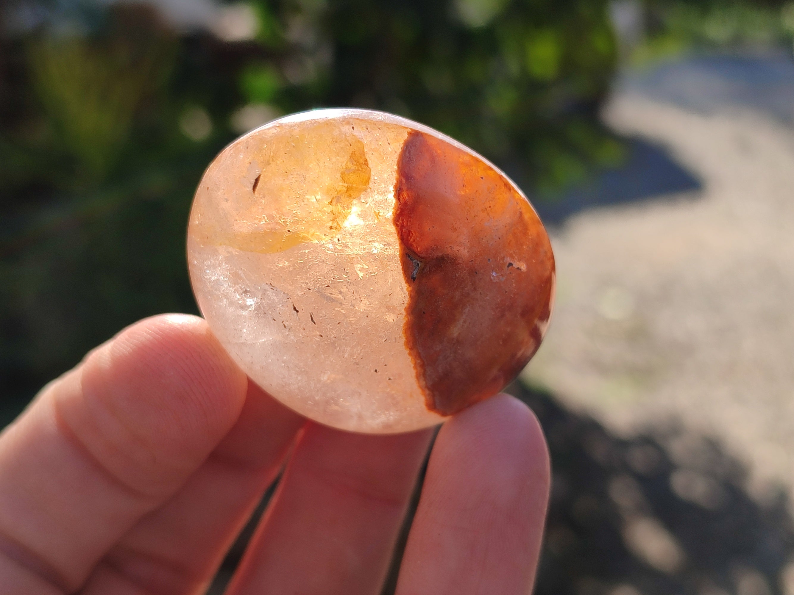 Polished Red Hematoid Quartz Palm Stones x 20 From Ambatondrazaka, Madagascar - Toprock Gemstones and Minerals 