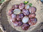 Polished Red Hematoid Quartz Palm Stones x 20 From Ambatondrazaka, Madagascar - Toprock Gemstones and Minerals 