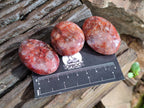 Polished Red Hematoid Quartz Palm Stones x 20 From Ambatondrazaka, Madagascar - Toprock Gemstones and Minerals 
