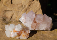 Natural Amethyst Spirit Quartz Clusters x 12 From Boekenhouthoek, South Africa - Toprock Gemstones and Minerals 