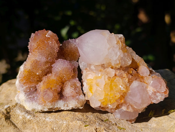 Natural Amethyst Spirit Quartz Clusters x 12 From Boekenhouthoek, South Africa