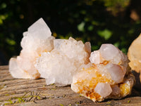 Natural Amethyst Spirit Quartz Clusters x 12 From Boekenhouthoek, South Africa - Toprock Gemstones and Minerals 