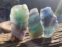 Natural Watermelon Fluorite Cobbed Specimens x 12 From Uis, Namibia - Toprock Gemstones and Minerals 