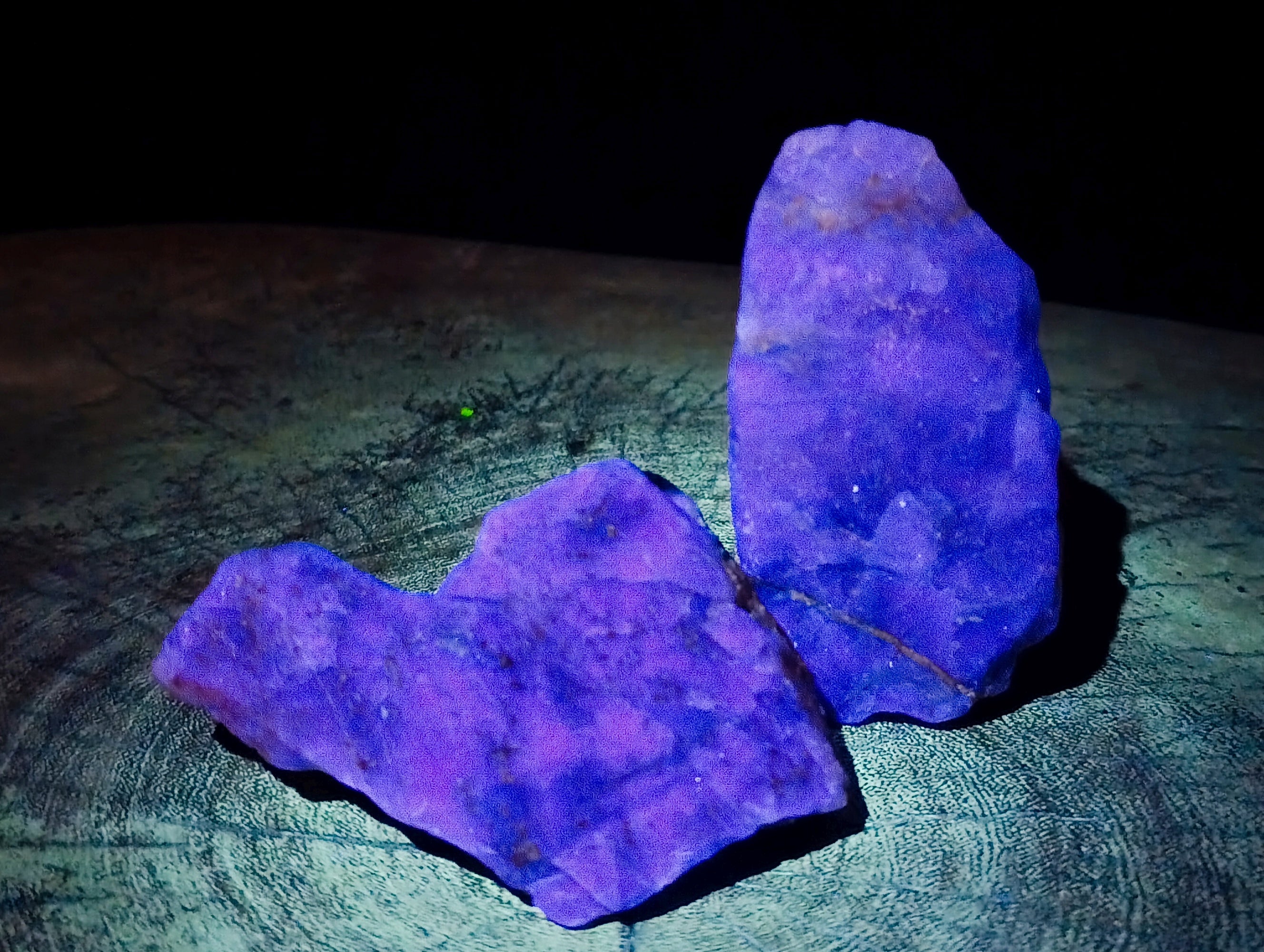 Natural Watermelon Fluorite Cobbed Specimens x 12 From Uis, Namibia - Toprock Gemstones and Minerals 