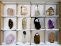 Polished Mix Of Selected Points x 12 From Madagascar - Toprock Gemstones and Minerals 