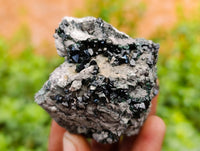 Natural Libethenite Crystals On Dolomite Matrix Specimens x 6 From Shituru, Congo