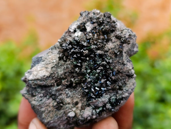 Natural Libethenite Crystals On Dolomite Matrix Specimens x 6 From Shituru, Congo