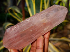 Polished Double Terminated Rose Quartz Points x 5 From Ambatondrazaka, Madagascar - Toprock Gemstones and Minerals 
