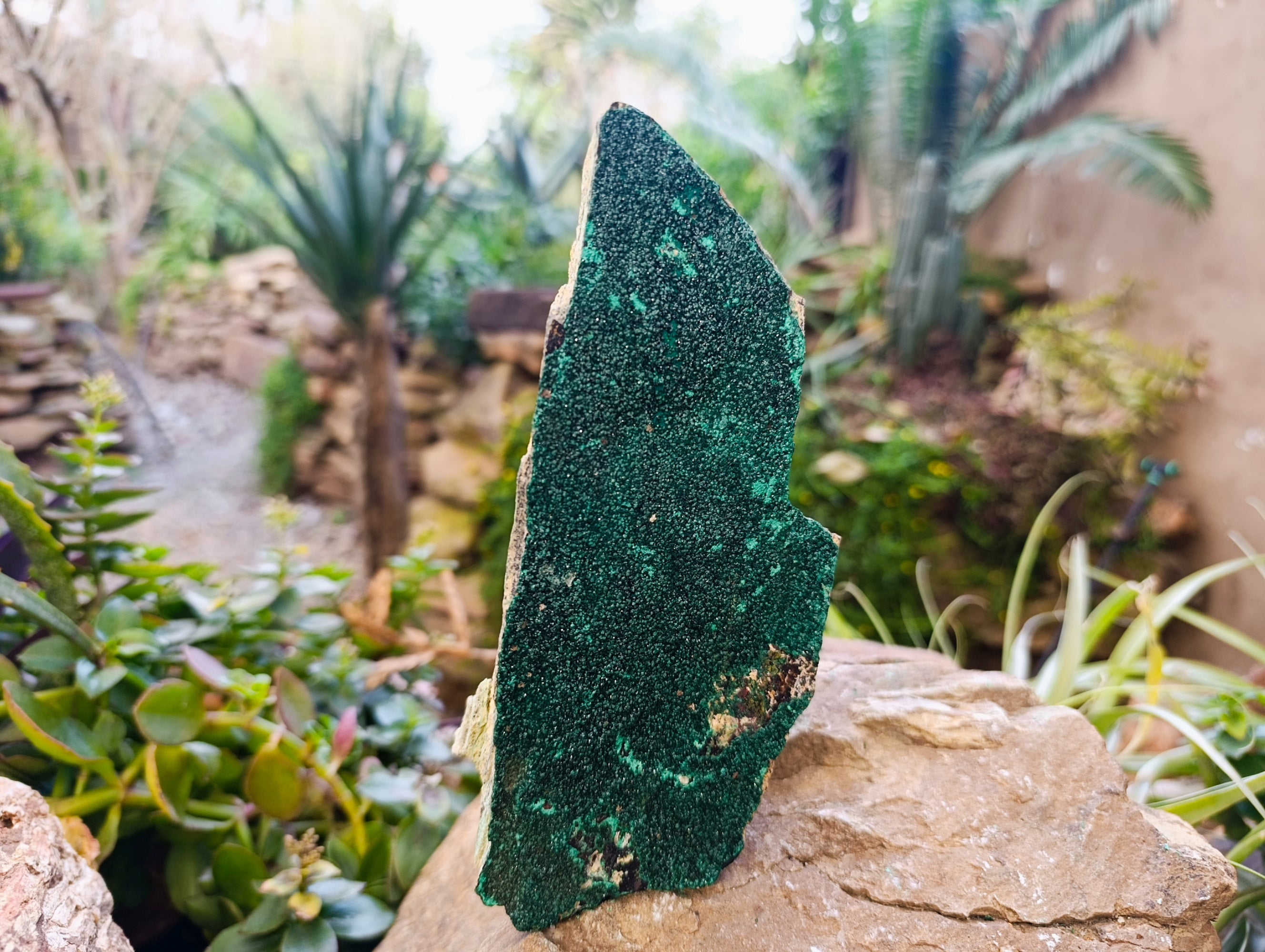 Natural Crystalline Malachite Specimens x 2 From Tenke Fungurume, Congo - Toprock Gemstones and Minerals 