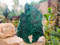 Natural Crystalline Malachite Specimens x 2 From Tenke Fungurume, Congo - Toprock Gemstones and Minerals 