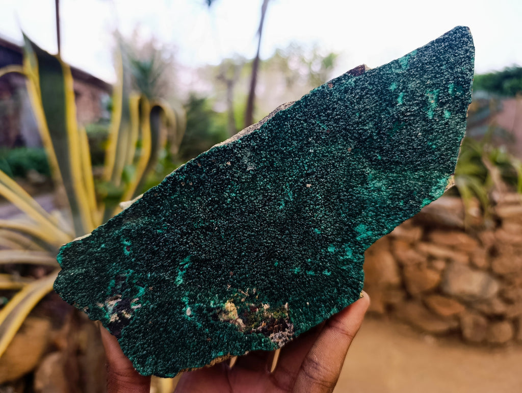Natural Crystalline Malachite Specimens x 2 From Tenke Fungurume, Congo - Toprock Gemstones and Minerals 