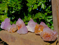 Natural Amethyst Spirit Quartz Clusters x 12 From Boekenhouthoek, South Africa - Toprock Gemstones and Minerals 