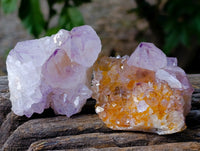Natural Amethyst Spirit Quartz Clusters x 12 From Boekenhouthoek, South Africa - Toprock Gemstones and Minerals 