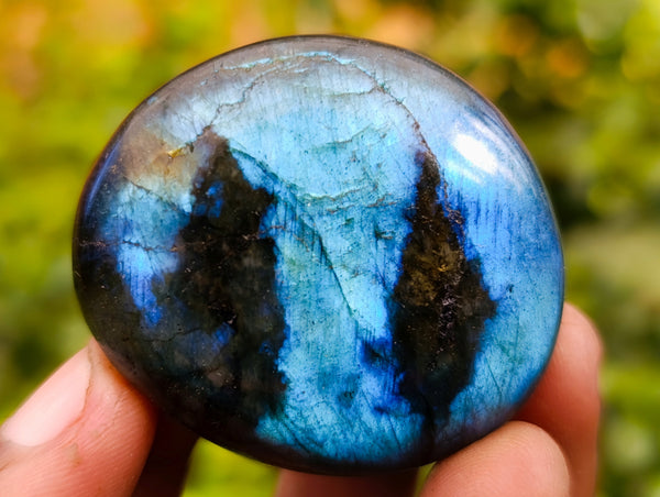 Polished Labradorite Palm Stones x 24 From Tulear, Madagascar - Toprock Gemstones and Minerals 