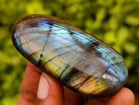 Polished Labradorite Palm Stones x 24 From Tulear, Madagascar - Toprock Gemstones and Minerals 