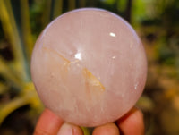 Polished Rose Quartz Spheres x 6 From Ambatondrazaka, Madagascar - Toprock Gemstones and Minerals 