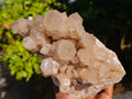 Natural Phantom Cascading Smokey Quartz Cluster x 1 From Luena, Congo - Toprock Gemstones and Minerals 