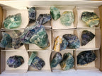 Natural Watermelon Fluorite Cobbed Specimens x 18 From Uis, Namibia - Toprock Gemstones and Minerals 