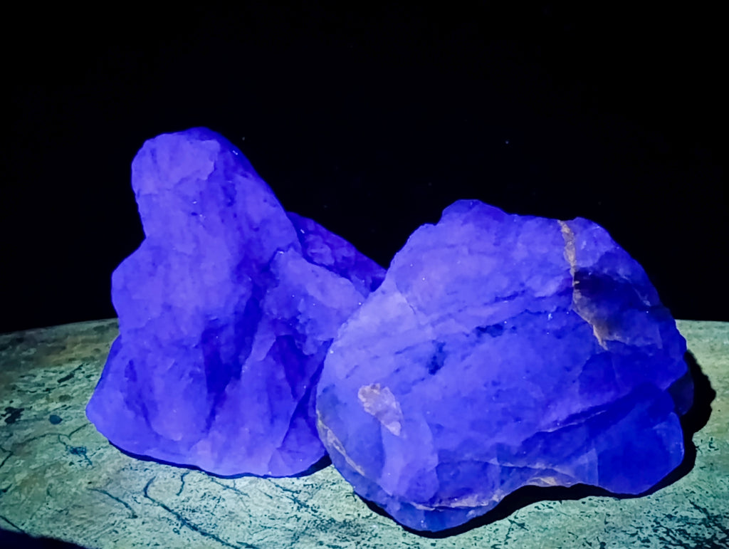 Natural Watermelon Fluorite Cobbed Specimens x 18 From Uis, Namibia - Toprock Gemstones and Minerals 